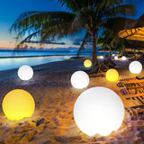 LUXARÉ GlowSphere RGB Gartenleuchte-Leuchtezauber