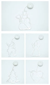 SantaGlow LED Fensterleuchte mit Saugnapf