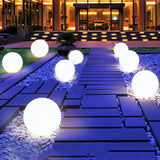 LumiGlow LED Gartenkugel – 16 Farben, Fernbedienung & Wiederaufladbar-Leuchtezauber