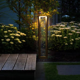 LumiPillar Aluminium LED Gartenleuchte-Leuchtezauber