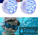 LUMISNAP 10-LED RGB Unterwasser-Magnetleuchten-Leuchtezauber