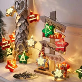 Weihnachtslichter mit Batteriekasten