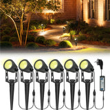 PowerBeam LED Gartenstrahler Außen – Wasserdichte Landschaftsbeleuchtung-Leuchtezauber