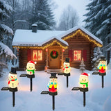 SnowGlow Weihnachts Schneemann Solar LED Wegeleuchten