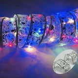 LumiRibbon Goldene Weihnachtsband LED Lichterkette – 2M/5M/10M