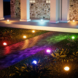 LUXGLOW Solar-Kiesel Außenleuchte-Leuchtezauber