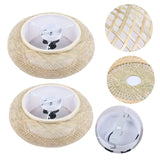 LumaBambu: Moderne Bamboe Plafondlamp Flush-Mount-Leuchtezauber