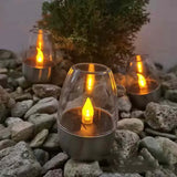 LumiVibe Solar LED Kerze-Leuchtezauber