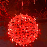 LED Rattan Ball Weihnachtslichterkette