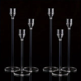 LumenAcry Acryl-Kerzenhalter Set (3-teilig)-Leuchtezauber