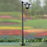 SolarEleganz 2-in-1 Solar-Pfostenlampe-Leuchtezauber