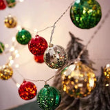 Weihnachtslichter mit Batteriekasten