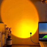 SunGlow USB Sunset LED Projektor-Leuchtezauber