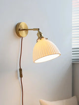 Kyotaro Wandleuchte – Japanische Keramik-Wandlampe mit LED-Kompatibilität-Leuchtezauber