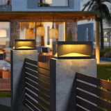 LuxoBox LED Garten-Pfeilerleuchte-Leuchtezauber