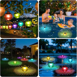 SOLAGLOW Schwimmende Solar-RGB-Poolleuchte-Leuchtezauber