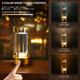 LumiCrystal Touch LED Kristall Tischlampe-Leuchtezauber