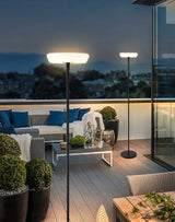 NordiGlow Minimalistische Solar Bodenlampe-Leuchtezauber
