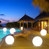 LUXARÉ GlowSphere RGB Gartenleuchte-Leuchtezauber