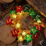 Weihnachtslichter mit Batteriekasten