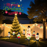 SnowGlow Weihnachts Schneemann Solar LED Wegeleuchten
