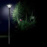 SolarEleganz 2-in-1 Solar-Pfostenlampe-Leuchtezauber