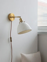 Kyotaro Wandleuchte – Japanische Keramik-Wandlampe mit LED-Kompatibilität-Leuchtezauber
