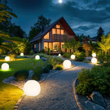 LUXARÉ GlowSphere RGB Gartenleuchte-Leuchtezauber