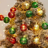 Weihnachtslichter mit Batteriekasten