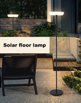 NordiGlow Minimalistische Solar Bodenlampe-Leuchtezauber