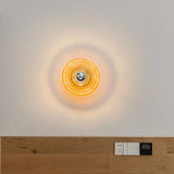 Vintage LED-Wandleuchte aus Glas-Leuchtezauber