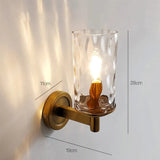 Klassische Retro-Glaswandlampe für das Schlafzimmer-Leuchtezauber