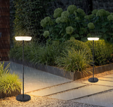 NordiGlow Minimalistische Solar Bodenlampe-Leuchtezauber