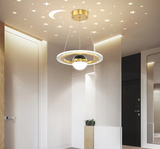LunaNova LED Deckenleuchte mit Mond- und Sternenprojektion-Leuchtezauber