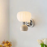 Moderne LED-Wandlampen Creme-Leuchtezauber