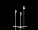 LumenAcry Acryl-Kerzenhalter Set (3-teilig)-Leuchtezauber