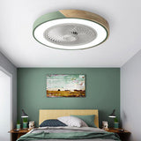 Runder quadratischer integrierter LED-Deckenventilator ohne Flügel mit Fernbedienung-Leuchtezauber