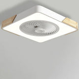 Runder quadratischer integrierter LED-Deckenventilator ohne Flügel mit Fernbedienung-Leuchtezauber