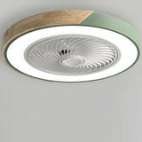 Runder quadratischer integrierter LED-Deckenventilator ohne Flügel mit Fernbedienung-Leuchtezauber
