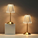 Classic Gold Kristall Tischlampe-Leuchtezauber