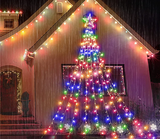 LumiCascade LED Sternen Wasserfall Lichterkette – 350 LEDs