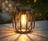 Ortiny Solar LED Gartenlaterne – Warmweißes Licht mit Sensor & Hängedekor-Leuchtezauber