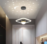 LunaNova LED Deckenleuchte mit Mond- und Sternenprojektion-Leuchtezauber