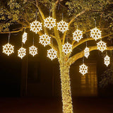 Weihnachts-LED-wasserdichtes Schneeflockenlicht-Leuchtezauber