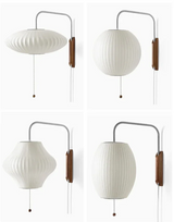 SakuraSilk – Japanische Handgewebte Seiden-Wandleuchte