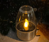 SOLARFLICK Solar LED Kerzenlicht für Außen-Leuchtezauber