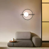 Moderne LED-Wandleuchte Eclipse-Leuchtezauber
