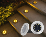 SunStep Solar LED Bodenleuchten – 4er-Set-Leuchtezauber