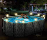 SOLARLUX 6er-Set LED Solar Poolbeleuchtung-Leuchtezauber