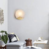 Skandinavische minimalistische Marmor-Wandlampe-Leuchtezauber